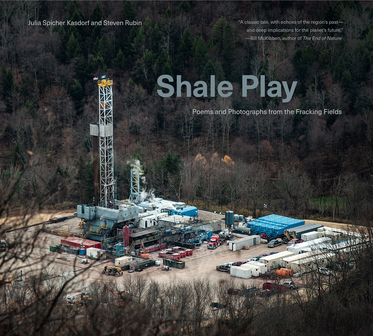 Drilling rig at an Inflection Energy well pad site along Yeagle Road in Eldred Township, Lycoming County, Pennsylvania
